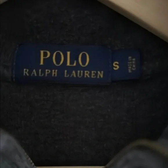 Polo Ralph Lauren Men’s Gray Quarter-Zip Pullover size Small - Picture 4 of 10